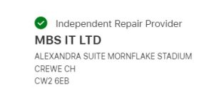 MBSIT Apple Independent Repair Provider in Crewe